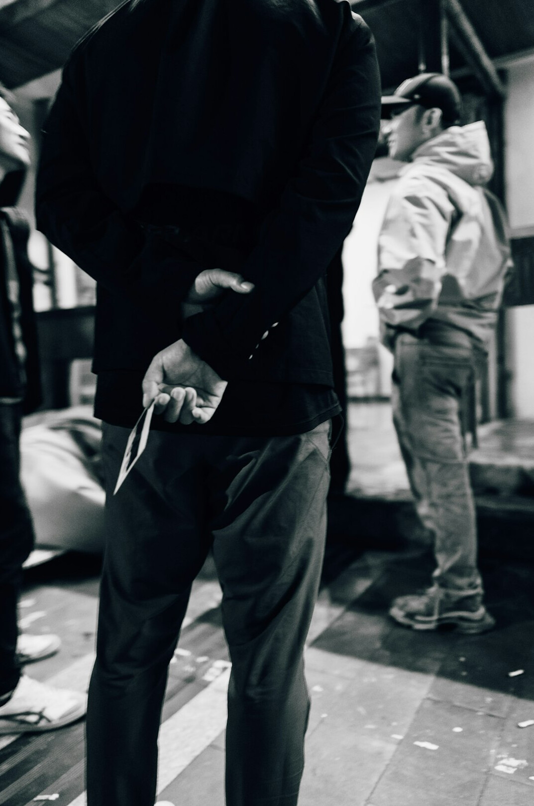 detective investigating scene