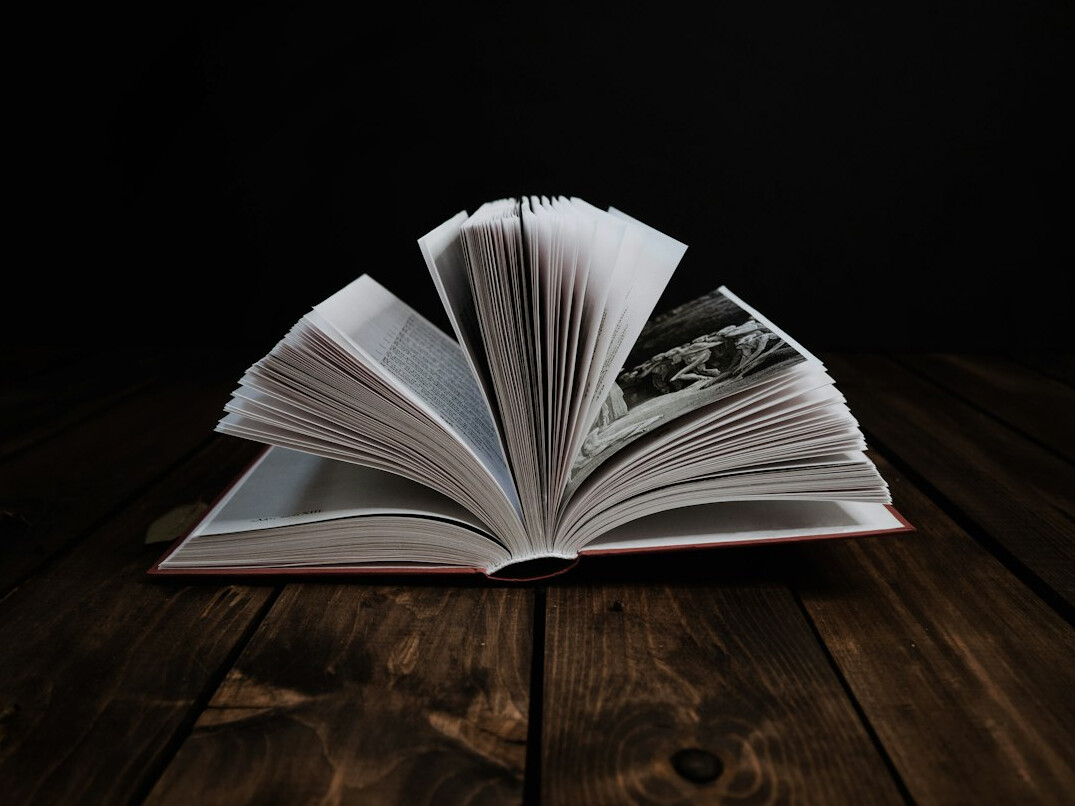 mystery book pages
