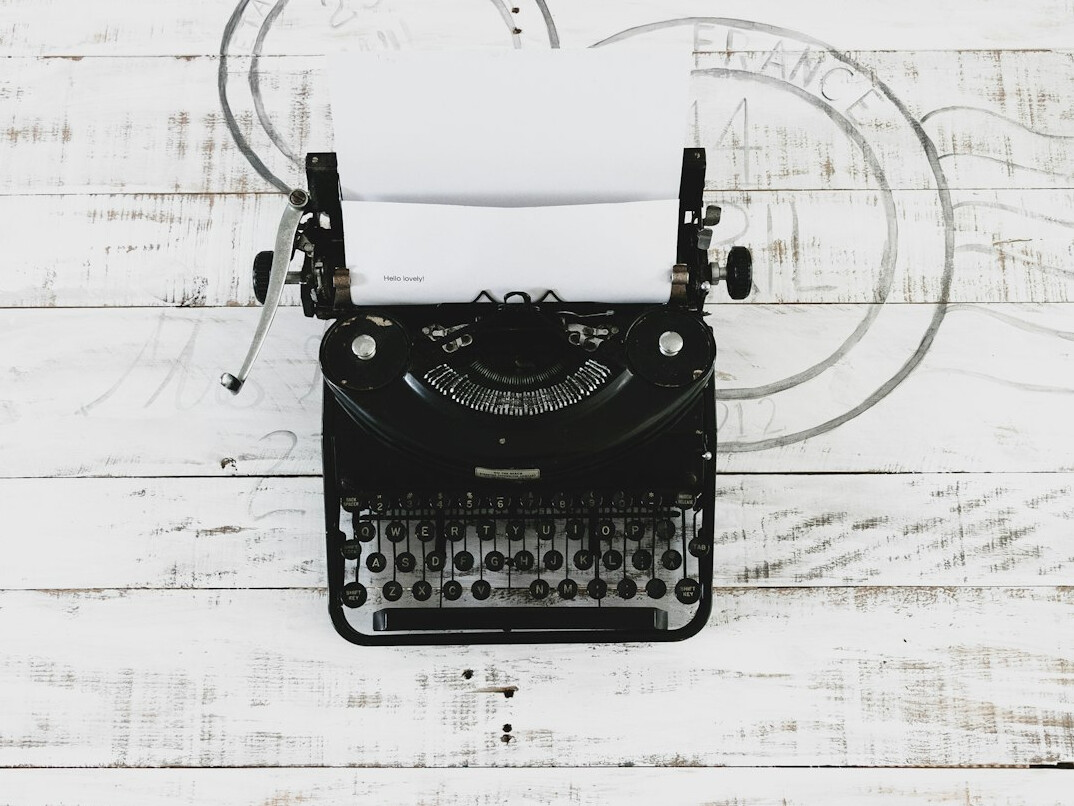 writer at typewriter